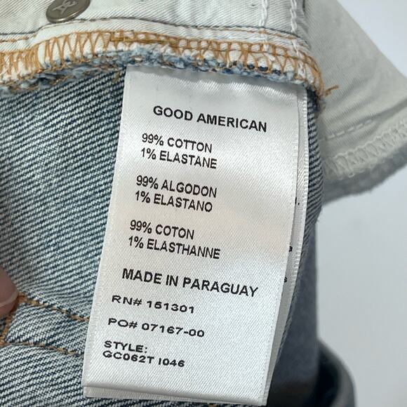 Good American Women's Straight Leg Jeans - Light Blue - Picture 9 of 11